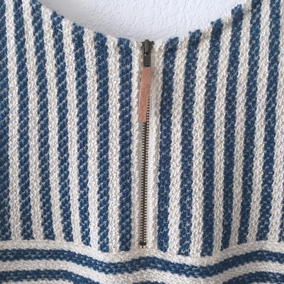 Anthropologie Striped Dress with Leather Pockets Size S - Picture 7 of 8